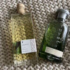 New Thymes Jade Matcha Bath Oil 6.4 fl oz / Thymes Jade Matcha Body Wash 9.25 Fl